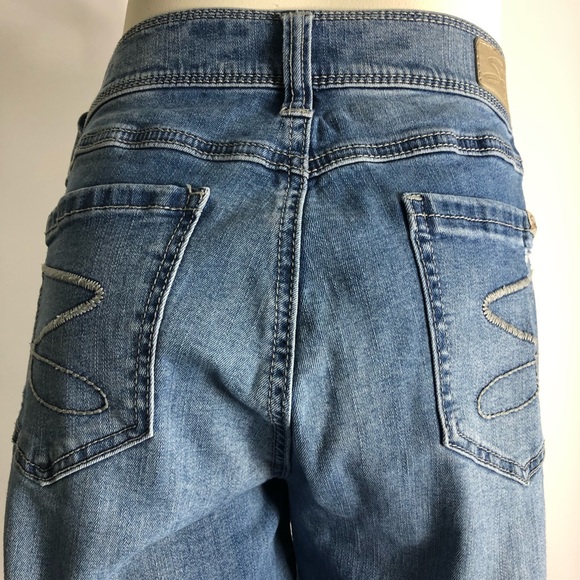 Seven 7 Blue Skinny Jeans Size 6 - Picture 10 of 16